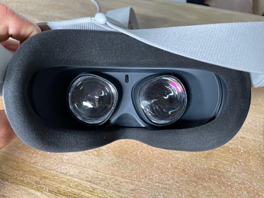 Die Linsen der Oculus Quest 2 im Test